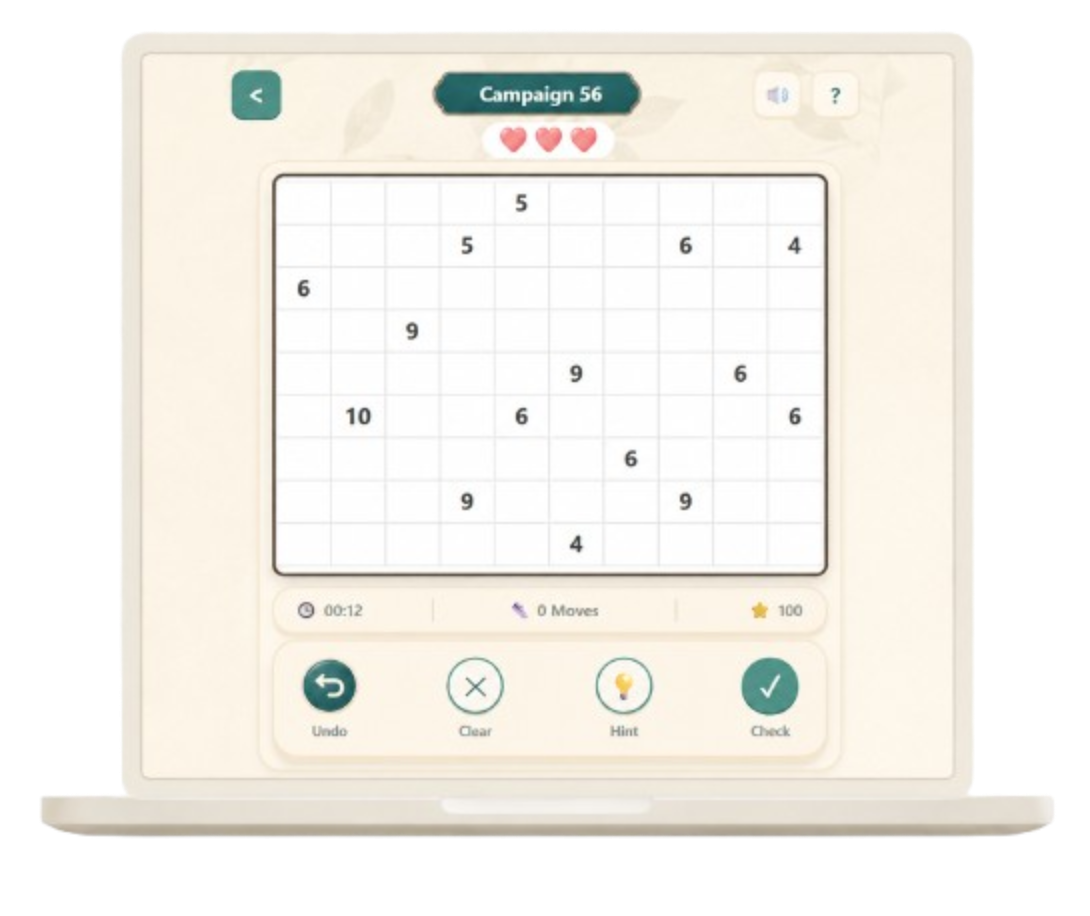 Shikaku puzzle gameplay